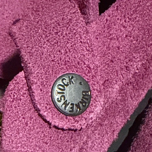 Birkenstock Purple Suede Clogs / Mules with Buckle (37 or 6.5-7) - like new! - Picture 5 of 15